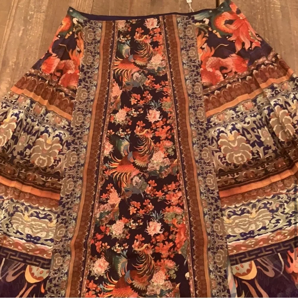 RARE Camilla Phoenix Rise Pleated Women's Skirt Small - Picture 10 of 14